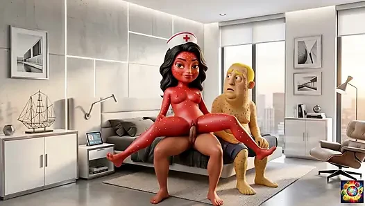 Hemşireyle gece geç saatlerde - ai hentai asmr