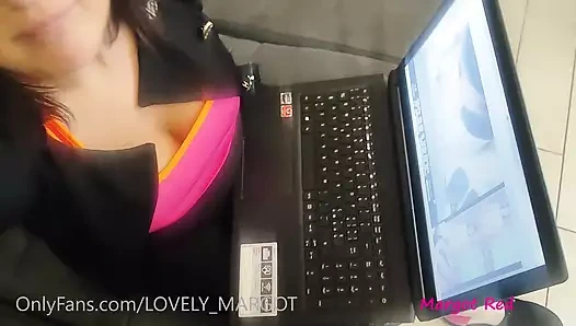 Horny Step Sister Caught Watching Porn. Immediately Cock In Mouth And Lots Of Cum