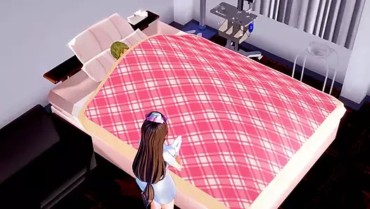 Yaramaz hemşire Iris patlayıcı bir şekilde bitene kadar erkeğinin götünü sikiyor