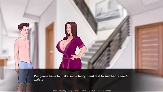 Şehvet mirası #3 - Chris ve Lena birlikte biraz zaman geçiriyor ... Sasha Chris'e sakso çekti ve bir video çekti ... Chris Jerks Off