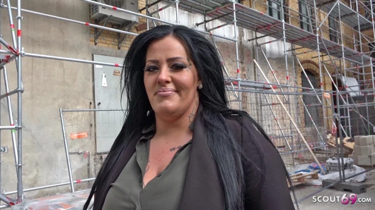 Alman izci - şişman genç ashley kaba fuck at sokak döküm