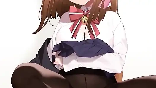 Yerde dildoyla tek başına kıllı seks