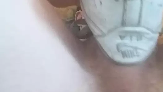 I fuck a student's AF1 at my house