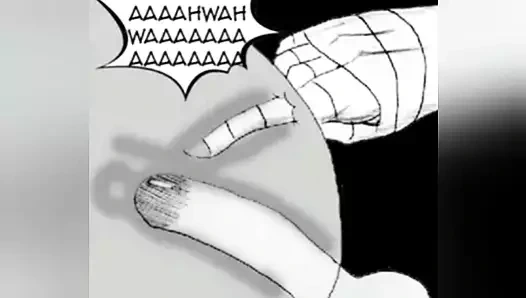 parmağımı onun sıkı kıçına soktum