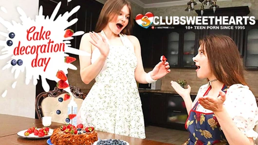Clubsweethearts - Janys Brones ve Jane White ile pasta dekorasyon günü
