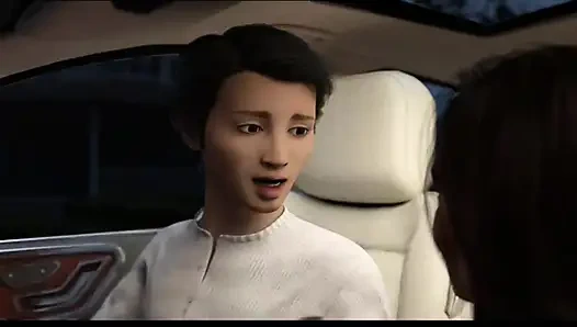 Orta yaşlı seksi kadın deresi #13 - Johannes arabada Rose'ı sikiyor.