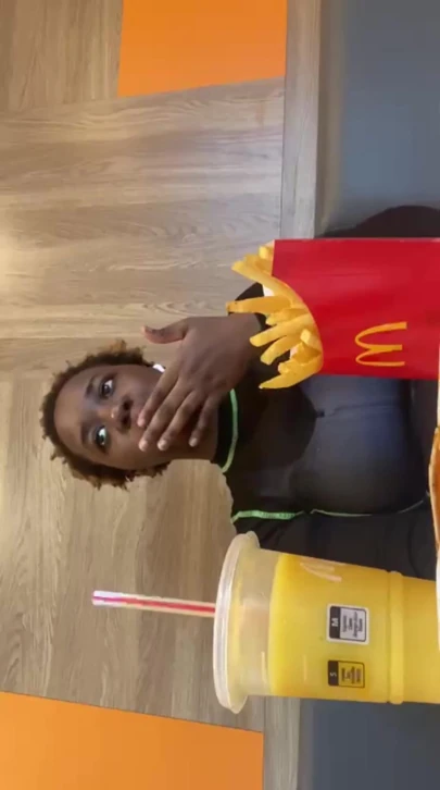 Public McDonald's Mukbang | Clip 1