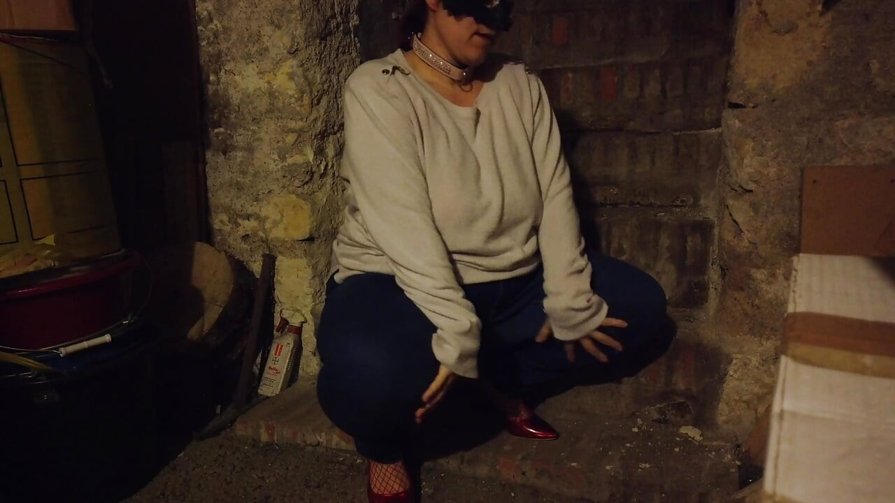 I'm having fun in a cellar