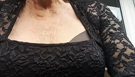 Küçük dantelli elbise