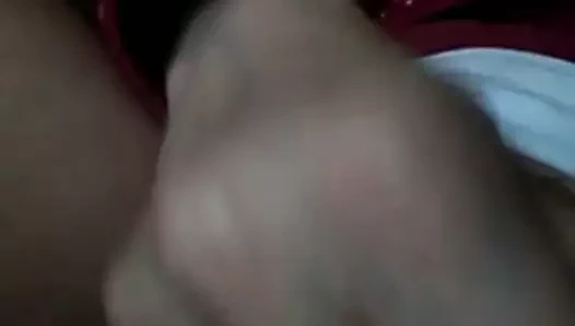 Melli von vorne hat spass