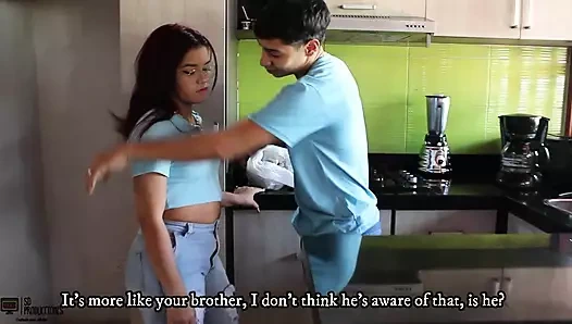 Üvey oğul üvey annesiyle aynı yatağı paylaşıyor ve fantezisini görünmeden gerçekleştirmeyi başarıyor - porno en español