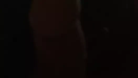 Siyah bir sürtüğün yüzüne boşalma