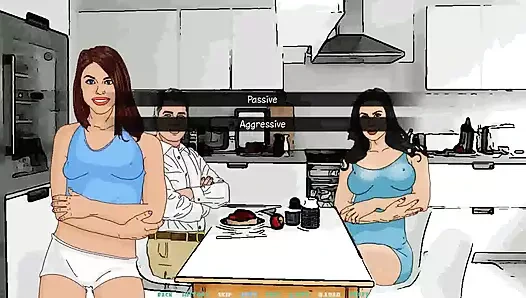 Goss ip yaramaz üvey kızkardeşler büyük horoz direnemez