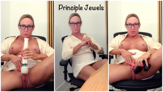 Principal Jewels Fucks Her Naughty Student in the Office