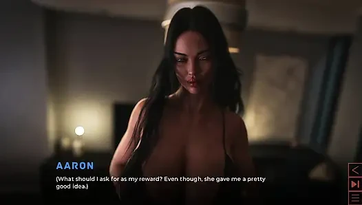 Yapay orta yaşlı seksi kadın kağıt oynadıktan sonra mastürbasyon yapıyor ve sikimi emiyor