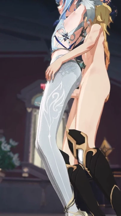 Genshin impact - odette tutkulu seks sahnesi - 3 boyutlu hentai animasyon