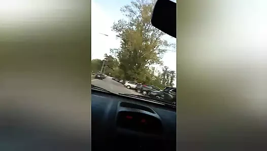 Arabada aşk yuvamı gösteriyorum