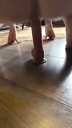 Çıplak, dövmeli ve en sevdiği oyuncağıyla Özel amatör video