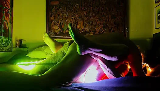 Two lighting experiments - One with Ultraviolet, The Other With an LED Strip