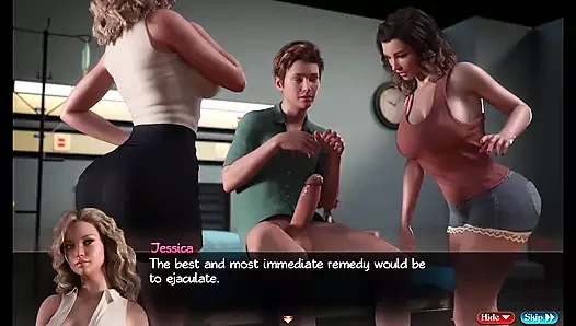 Nadia'nın hazinesi: büyük yarağını iki seksi kıza gösteriyor ep.76