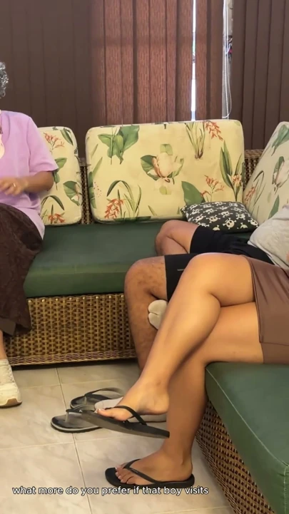 Family therapy - my wife fulfills my fantasy of seeing her fuck grandpa / first time being a cuckold | Clip 1