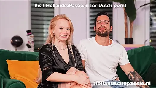 Hollandalı genç kız Passie'de İspanyol sevgilisiyle sikişiyor