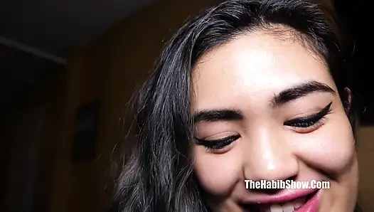 Tam Video... Seksi Filipinli ve Japon acemi Vivian Lang ilk büyük zenci kralı Kreme