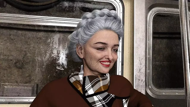 Она всегда получает место в поезде - 6