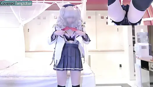 Cosplay baker daire kıran dölleme oral sekse dönüşüyor yüze boşalma gizli seks açısını ateşliyor1