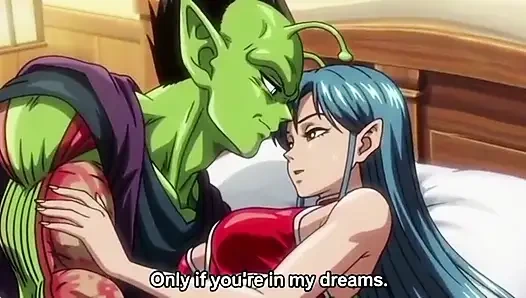 Beautiful milf fucked hard by a monster 3D animation