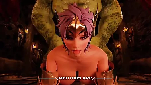 Misthios arc ateşli 3 boyutlu seks hentai derlemesi - 38