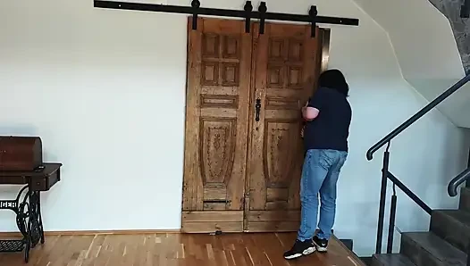 A Real Estate Agent Witnesses a Married Couple Having Passionate Sex and Watches Everything From the Closet.