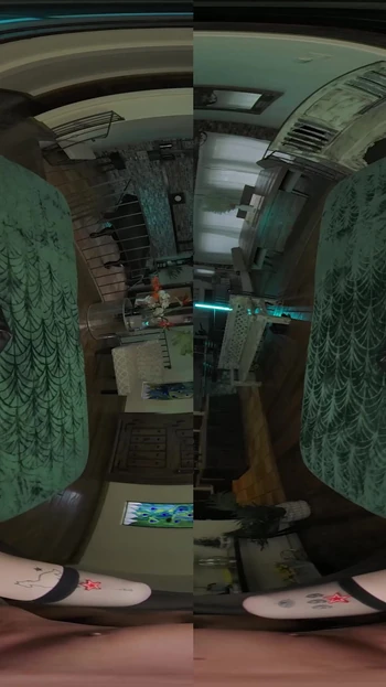 Знаковый момент от "VRCosplayx Venus Vixen это Rapi, богиня победы, сексуальный Android с человеческим разумом, обученный доминировать"