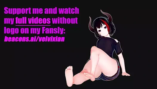 Göz Teması Oral Seks (Hentai 3D)