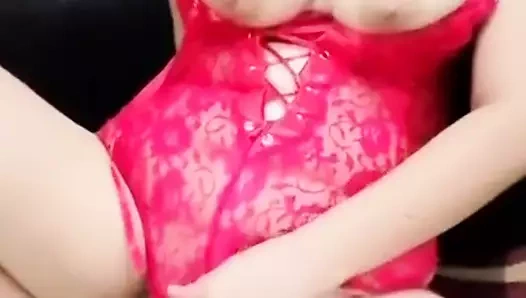 Asya eş ile kıllı kedi masturbates için ona sevgilisi