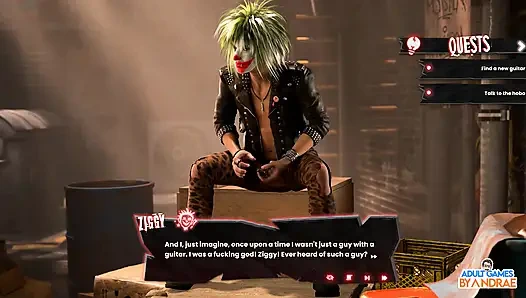 Sex, Sin & Rock'n'Roll Gameplay Part 1 - Van Crash, Motel Stop & A Strange New Beginning