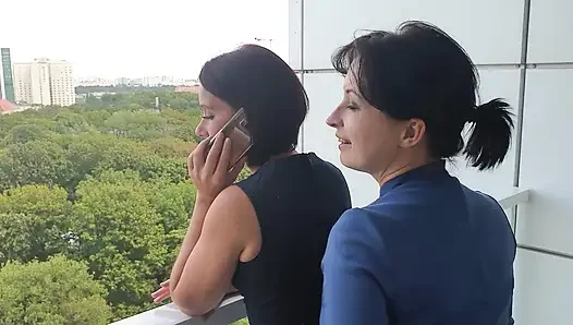 Balkonda lezbiyen macerası
