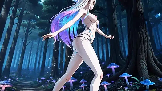 Mature Forest Shibari Suspension Enchanted Branches 3D