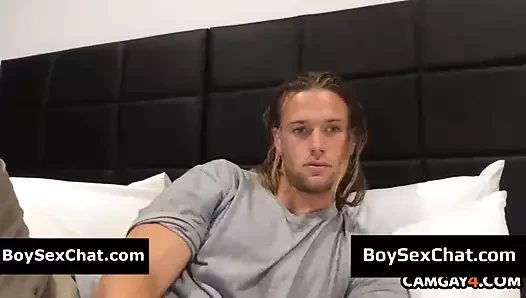 sarışın züppe üzerinde webcam