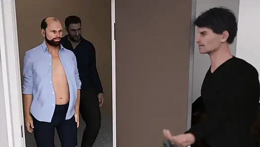 Zor günler: sadakatsiz evli kadınlar onu kimin emmesi konusunda yarak önünde tartışıyorlar büyük boşalma patlaması ile sona erdi ep.25