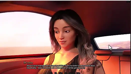 Radiant 6, garson bana göğüslerini gösteriyor