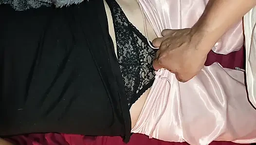 Latina stepdaughter fucked in pajamas after party