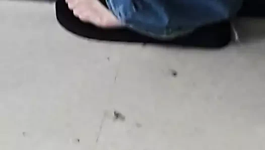 Liquor store bbw ayaklar doğal ayak