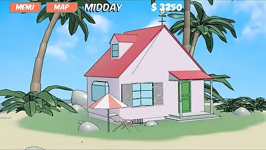 Ejderha kız x - ejderha topu bölüm 8 - loveskysan göğüslerini oynuyor