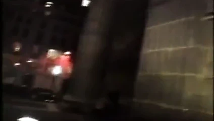 Gorgeous French blonde exhibe in Paris and  gangbang