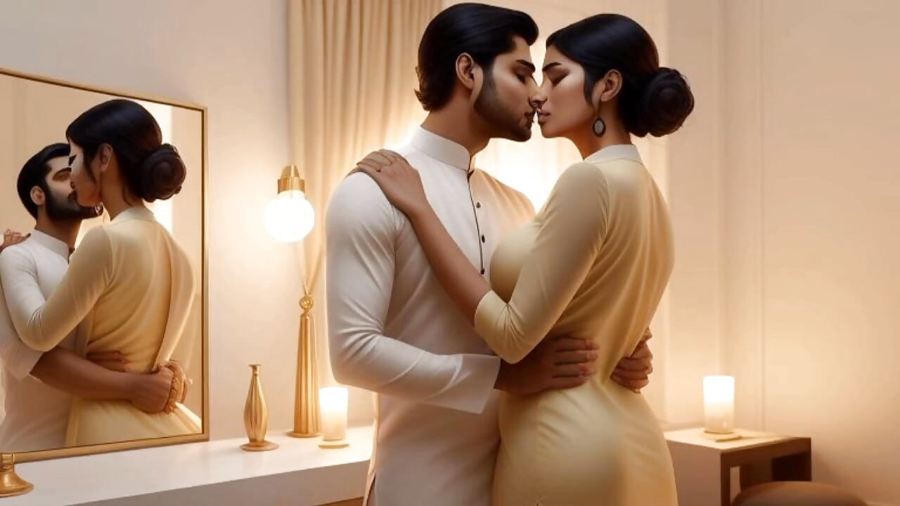 Tight Pussy Indian Stepmom agrees to share bed with stepson