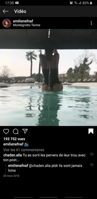 Emilie Nef Naf et son gros cul