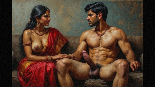 Rus evli sürtük ofis kabininde Hintli ile seks yapıyor