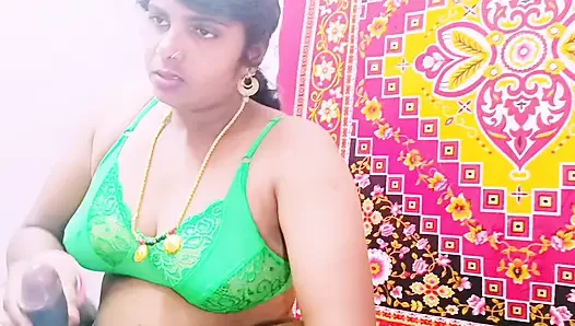 Indian Desi Stepmom and Stepson Fucking Dummy Cock