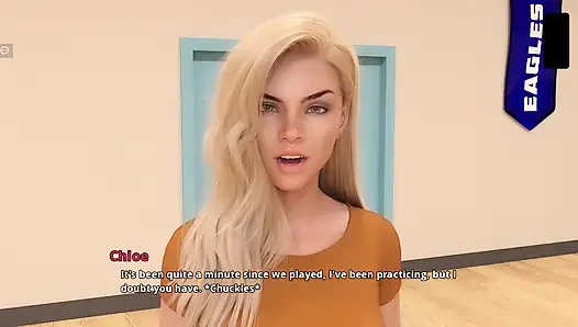 College Kings 17 Алекс и Хлоя играли вулейбала